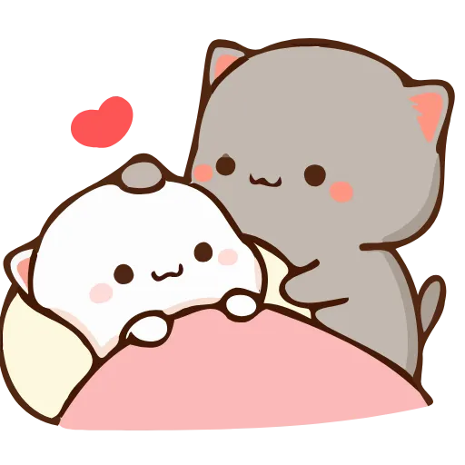 ❤️ Стикер «Peach and Goma 3» для Telegram