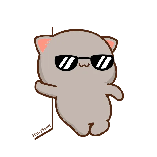 😎 Стикер «Peach and Goma 3» для Telegram