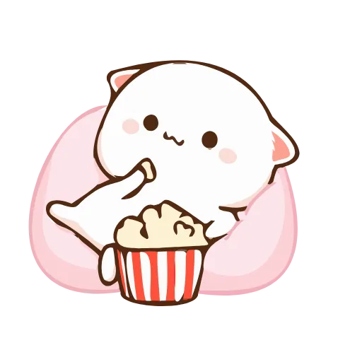 🍿 Стикер «Peach and Goma 3» для Telegram