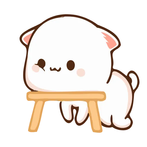 😌 Стикер «Peach and Goma 3» для Telegram