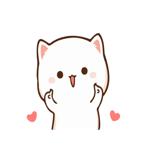 ❤️ Стикер «Peach and Goma 3» для Telegram