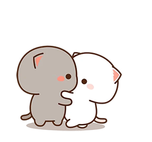 ❤️ Стикер «Peach and Goma 4» для Telegram