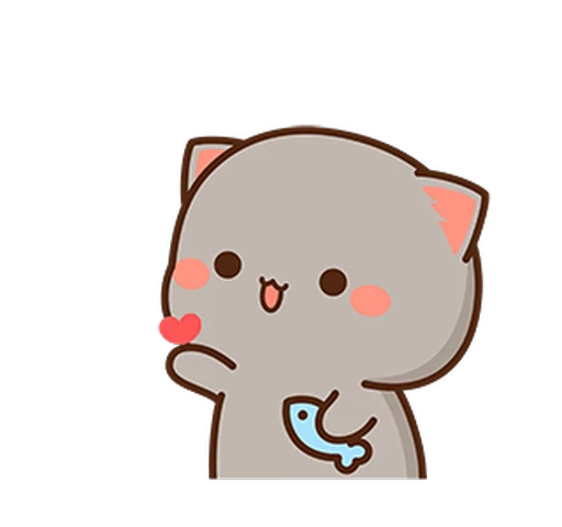 😘 Стикер «Peach and Goma 4» для Telegram