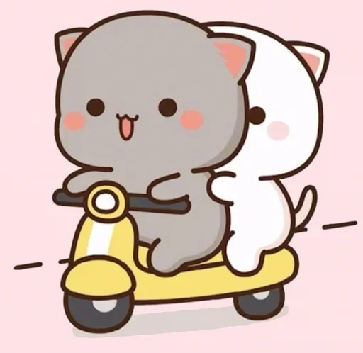 🙂 Стикер «Peach and Goma» для Telegram