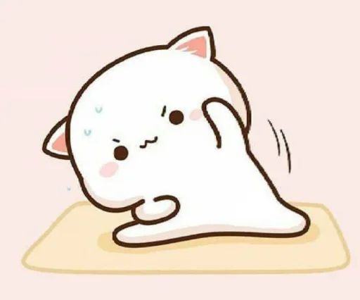 🏃‍♀️ Стикер «Peach and Goma» для Telegram