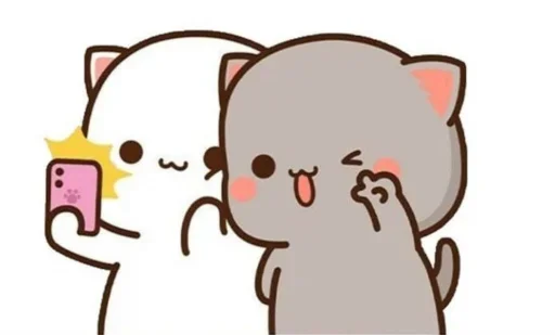 😏 Стикер «Peach and Goma» для Telegram