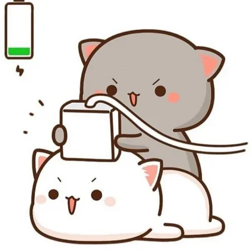 🤩 Стикер «Peach and Goma» для Telegram