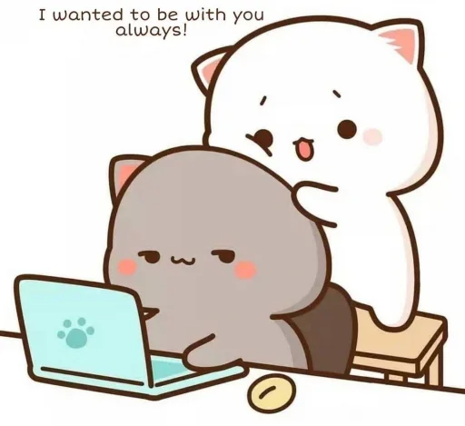 😏 Стикер «Peach and Goma» для Telegram