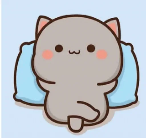 😵‍💫 Стикер «Peach and Goma» для Telegram