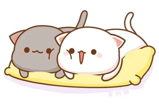 😊 Стикер «Peach and Goma» для Telegram