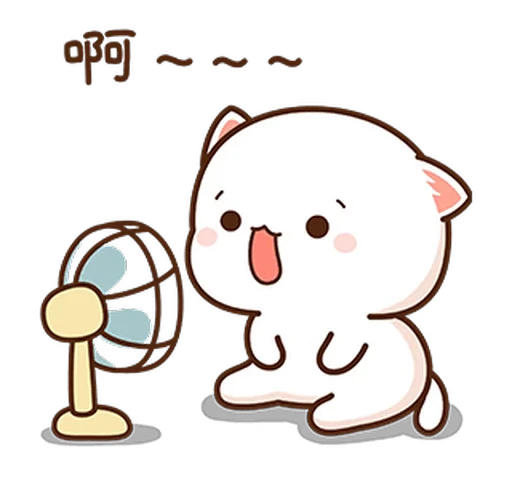 🌬 Стикер «Peach and Goma 5» для Telegram