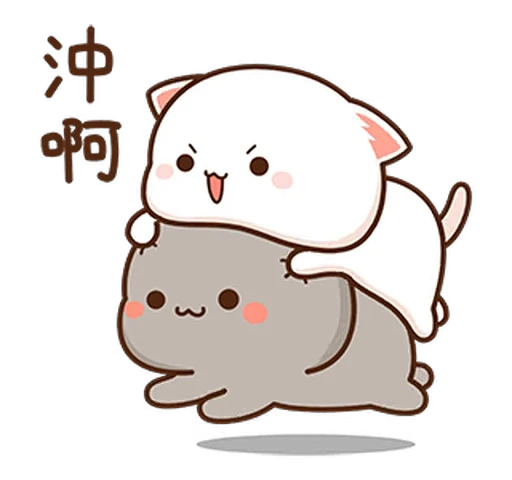 😣 Стикер «Peach and Goma 5» для Telegram