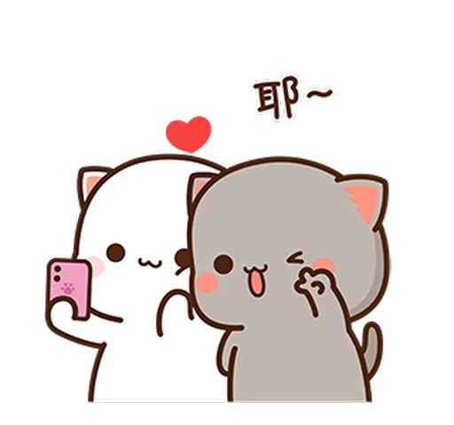 😘 Стикер «Peach and Goma 5» для Telegram