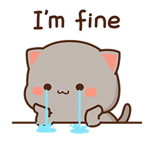 😭 Стикер «Peach and Goma 5» для Telegram