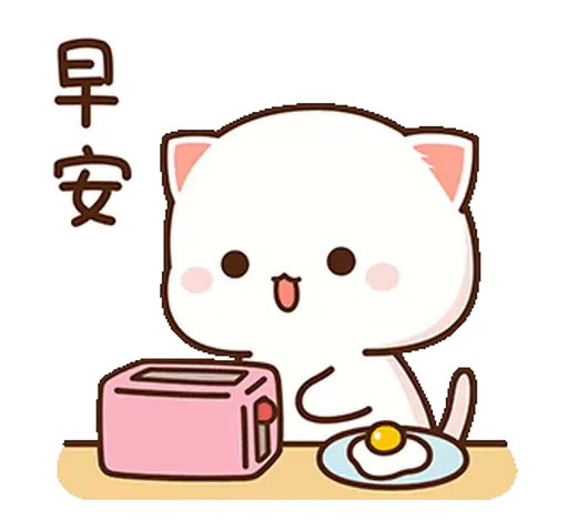 🍞 Стикер «Peach and Goma 6» для Telegram