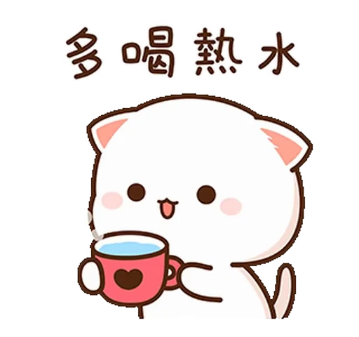 🍵 Стикер «Peach and Goma 6» для Telegram