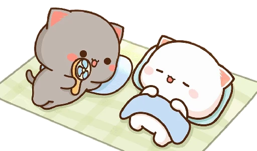 😴 Стикер «Peach and Goma 8» для Telegram