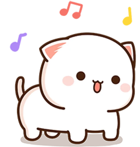 🎼 Стикер «Peach and Goma 8» для Telegram