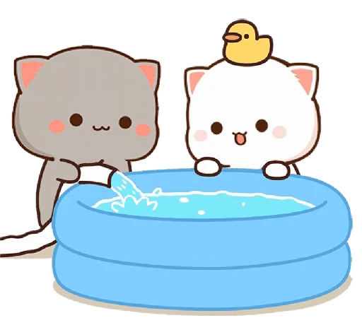 💦 Стикер «Peach and Goma 8» для Telegram
