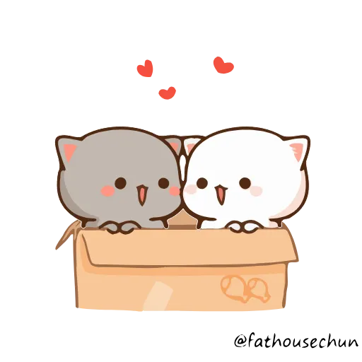 📦 Стикер «Peach Cat» для Telegram
