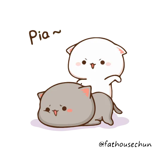 🍑 Стикер «Peach Cat» для Telegram