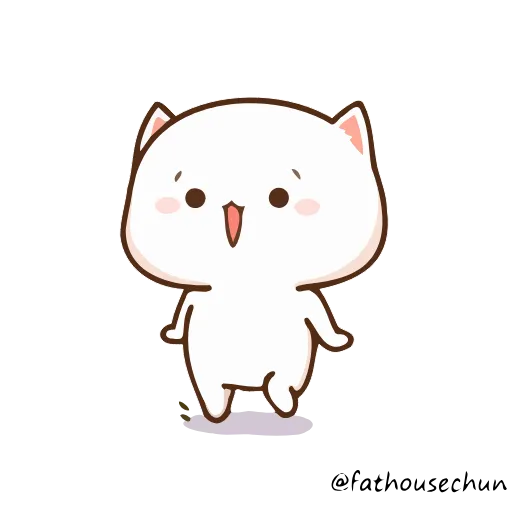 😄 Стикер «Peach Cat» для Telegram