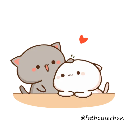 😘 Стикер «Peach Cat» для Telegram