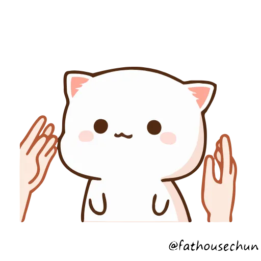 🤏 Стикер «Peach Cat» для Telegram