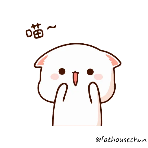 🐱 Стикер «Peach Cat» для Telegram