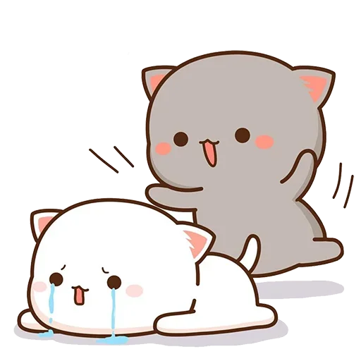 😭 Стикер «Peach Goma Cats» для Telegram