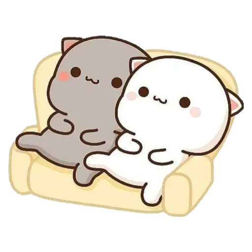 🙂 Стикер «Peach Goma Cats» для Telegram