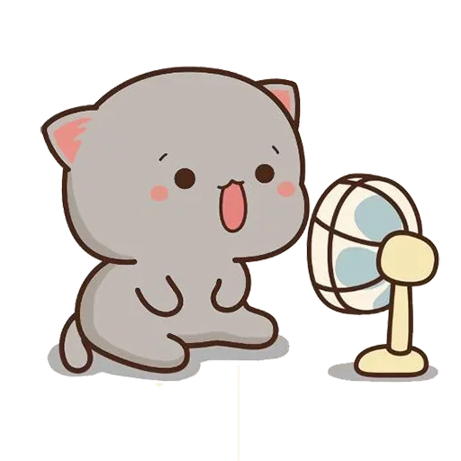 🥵 Стикер «Peach Goma Cats» для Telegram