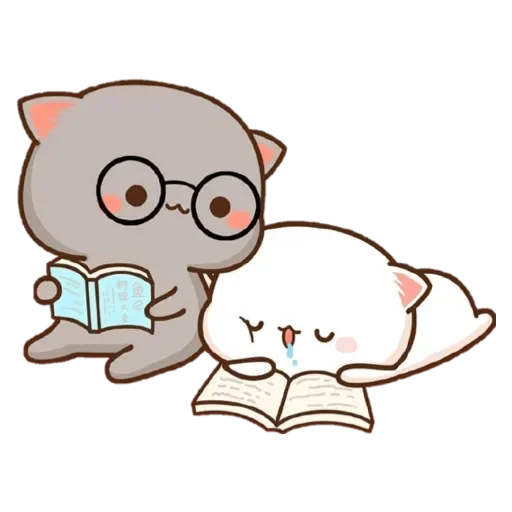 🤓 Стикер «Peach Goma Cats» для Telegram