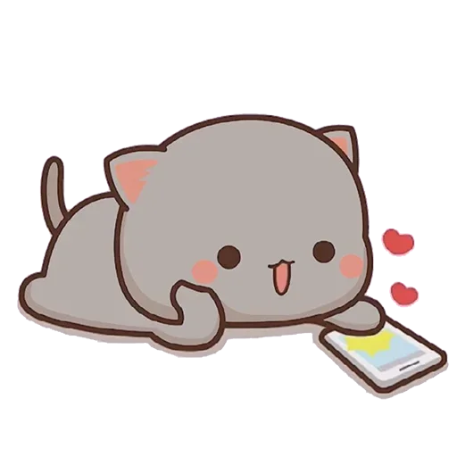😍 Стикер «Peach Goma Cats» для Telegram