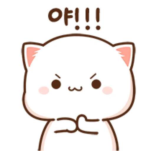 😡 Стикер «Peach Goma Cats» для Telegram