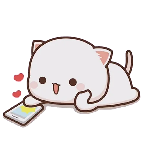 Стикерпак Peach Goma Cats для Telegram