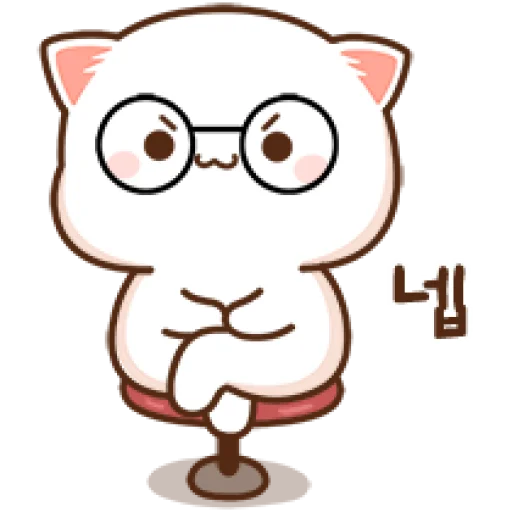🤓 Стикер «Peach Goma Cats» для Telegram