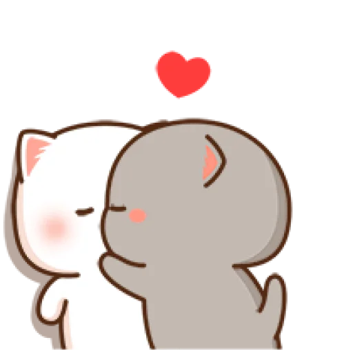 😘 Стикер «Peach Goma Cats» для Telegram