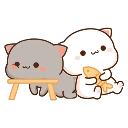 🙂 Стикер «Peach Goma Cats» для Telegram
