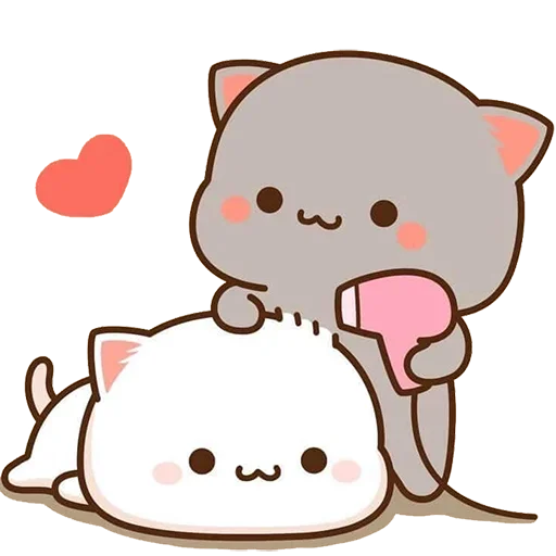 ☺️ Стикер «Peach Goma Cats» для Telegram