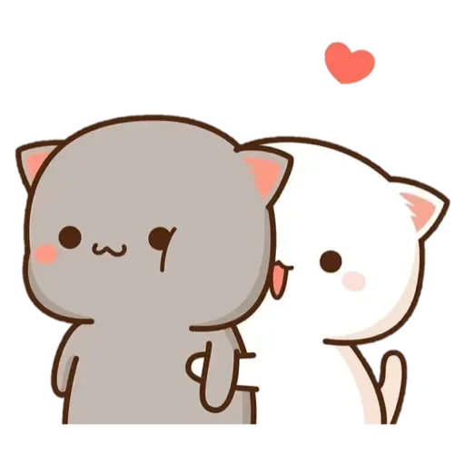 🤗 Стикер «Peach Goma Cats» для Telegram