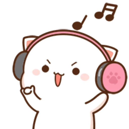 🎶 Стикер «Peach Goma Cats» для Telegram