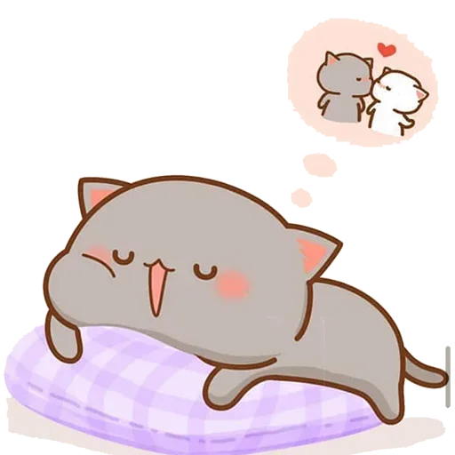 😌 Стикер «Peach Goma Cats» для Telegram