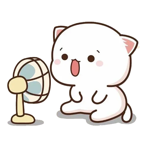 🥵 Стикер «Peach Goma Cats» для Telegram
