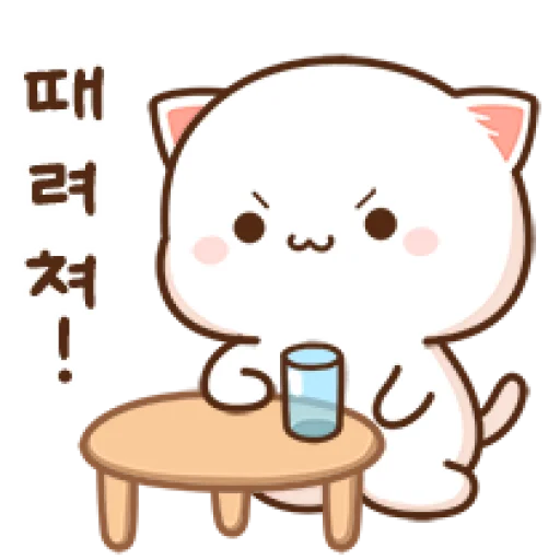 😡 Стикер «Peach Goma Cats» для Telegram