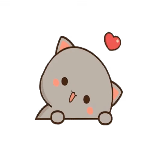 ❤ Стикер «Peach & Goma» для Telegram