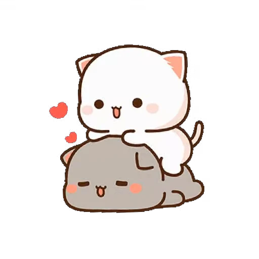 ❤ Стикер «Peach & Goma» для Telegram