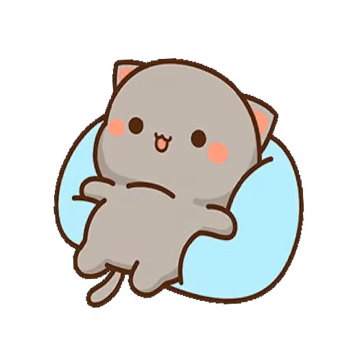 😮‍💨 Стикер «Peach & Goma» для Telegram