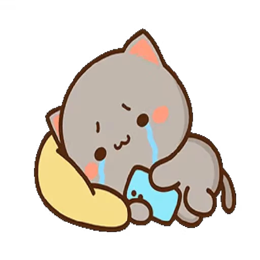😭 Стикер «Peach & Goma» для Telegram