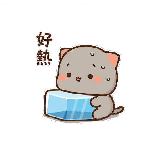 🧊 Стикер «Peach & Goma» для Telegram